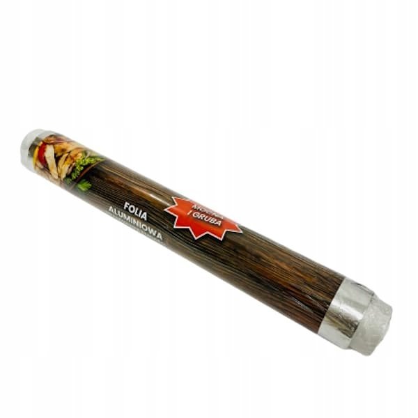 FOLIA ALUMINIOWA SPOŻYWCZA GRUBA GASTRO rolka 1,5kg 44 cm, 12 µm KRAM