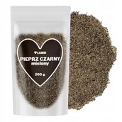 Pieprz - Pieprz czarny mielony przyprawa 500g LUBSI naturalny aromatyczny jakość - miniaturka - grafika 1