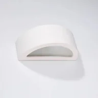 Lampy ścienne - Sypialniany kinkiet na ścianę Atena SL.1459 Sollux ceramiczny biały - miniaturka - grafika 1