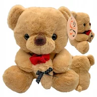 Maskotki i pluszaki - Maskotka Miś Pluszowy Na Walentynki Misio Wyjątkowy Pluszak Z Różą 35 cm - miniaturka - grafika 1