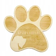 Kubki - Terier czeski 4 podkładki pod kubek z grawerem - miniaturka - grafika 1