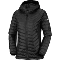 Odzież trekkingowa damska - Kurtka Puchowa Damska Columbia Powder Pass Hooded Jacket - miniaturka - grafika 1