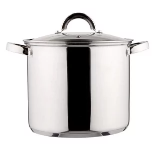 Lumarko Garnek Wysoki Nierdz. 22Cm 7,0L Z Pokrywą Szklaną! - Garnki - miniaturka - grafika 1