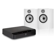 Zestawy stereo - Bluesound POWERNODE EDGE (czarny) + 606 S3 (biały) - miniaturka - grafika 1
