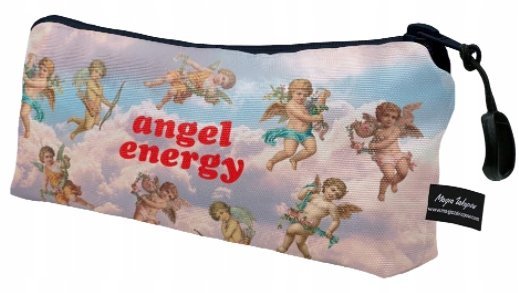 Saszetka PIÓRNIK SZKOLNY angels energy NADRUK