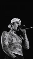 Podkładki pod mysz - PODKŁADKA POD MYSZ Nadruk 22x18 cm Justin Bieber Piosenkarz Tekst Prezent - miniaturka - grafika 1