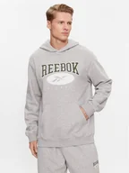 Bluzy męskie - Reebok Bluza Archive Essentials IM1529 Szary Regular Fit - miniaturka - grafika 1