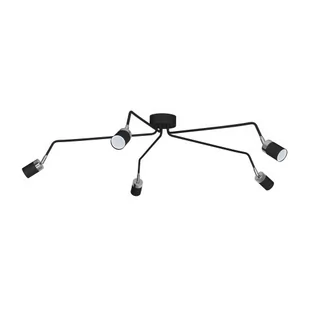 Decoland Żyrandol natynkowy JOKER 5xGU10/40W/230V czarny - Lampy sufitowe - miniaturka - grafika 1