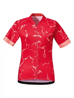 Koszulki sportowe damskie - Schöffel Koszulka kolarska "Vertine" w kolorze czerwonym - grafika 1