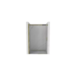 Mexen Omega Drzwi Prysznicowe 100 cm 8 mm Gold - Ścianki i drzwi prysznicowe - miniaturka - grafika 1
