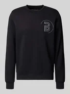 Bluzy męskie - Bluza z detalem z logo model ‘FLORIAN’ - miniaturka - grafika 1