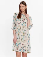 Sukienki - Cream Sukienka codzienna Esra 10611175 Niebieski Regular Fit - miniaturka - grafika 1