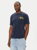 Koszulki męskie - DC T-Shirt ADYZT05460 Granatowy Heritage Fit - miniaturka - grafika 1