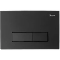 Przyciski spłukujące - Rea przycisk spłukujący do WC czarny REA-E0111 - miniaturka - grafika 1
