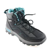 Buty trekkingowe damskie - Trapery młodzieżowe Camo 23A9-1 czarny - miniaturka - grafika 1