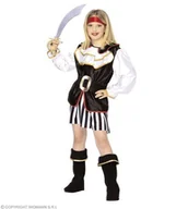 Stroje karnawałowe - Widmann Pirate Girl Costume Child 128 cm Fancy Dress Costume (Pirates), XL, Multicoloured 1799 - miniaturka - grafika 1