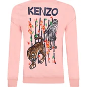 Bluzy dla dziewczynek - KENZO KIDS Bluza | Regular Fit - miniaturka - grafika 1