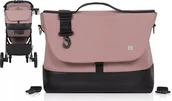 Torby i organizery dla mam - UNIWERSALNA WODOODPORNA POJEMNA TORBA DO WÓZKA EURO-CART CORSO CROX ROSE - miniaturka - grafika 1