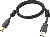 Kable USB - Kabel USB Vision VISION Professional installationstaugliches USB 2.0-Kabel - 30 JAHRE GARANTIE - Vergoldete Anschlusse - Ferritkern an A-Seite - Bandbreite 480 Mbit/s - Abschirmgeflecht mit uber 65 % Abdeckung - USB-A M zu USB-B M - Aussendurchmesser - miniaturka - grafika 1