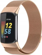 Akcesoria do smartwatchy - PASEK Bransoleta stalowa opaska do Fitbit Charge 5 - miniaturka - grafika 1