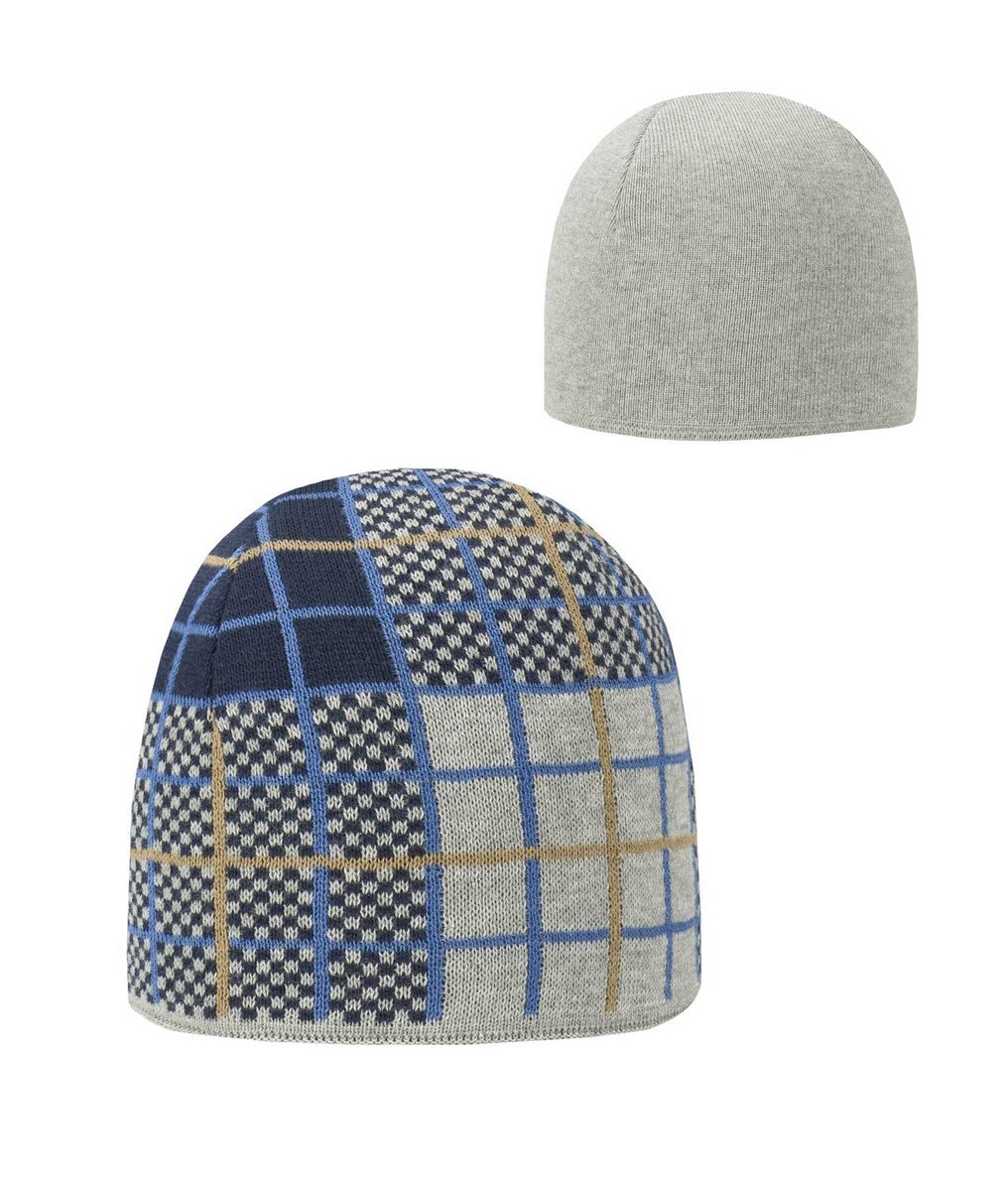 Czapka chłopięca, dwustronna, szara, Döll