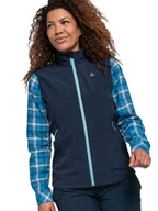 Kamizelki damskie - Schöffel Kamizelka softshellowa "Martinau" w kolorze ciemnoniebieskim - miniaturka - grafika 1