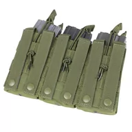 Odzież taktyczna i umundurowanie - Condor - Triple Stacker M4 Mag Pouch - Czarny - MA44-002 - miniaturka - grafika 1