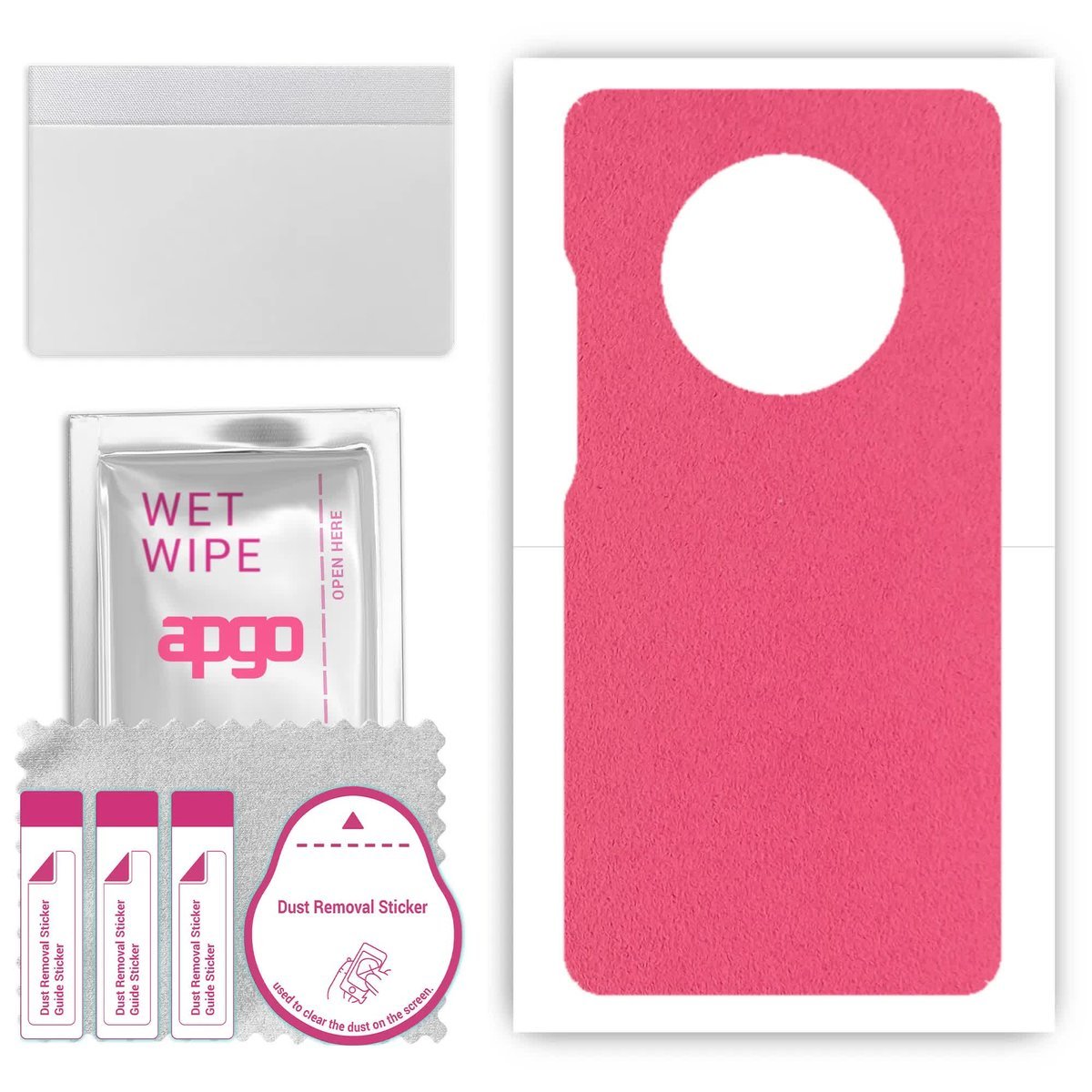 Folia naklejka skórka strukturalna na TYŁ Zamsz do Huawei Mate 40 Pro - Zamsz Różowy - apgo SKINS