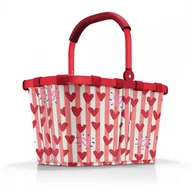 Torby i wózki na zakupy - Koszyk carrybag, hearts &amp; stripes kod: RBK3095 - miniaturka - grafika 1