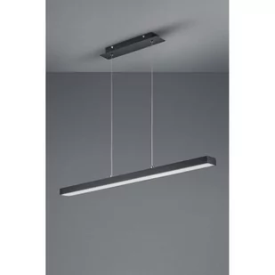 Trio Leuchten Lampa wisząca czarna 4-stopniowe ściemnienie LED ściemniacz dotykowy - Oganda - Lampy sufitowe - miniaturka - grafika 1