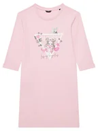 Sukienki i spódniczki dla dziewczynek - Guess Sukienka codzienna J3YK13 KA6W4 Różowy Regular Fit - miniaturka - grafika 1