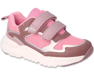 Buty dziecięce Befado 516X405 dziewczęce sneakersy na rzepy sportowe róż-28 - Buty dla dziewczynek - miniaturka - grafika 1