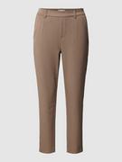Spodnie damskie - Spodnie materiałowe o kroju slim fit z wpuszczanymi kieszeniami model ‘Lisa’ - miniaturka - grafika 1
