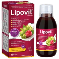 Przeziębienie i grypa - Lipovit Lipa i Malina, syrop dla dzieci od 1 roku życia i dorosłych, 150 ml - miniaturka - grafika 1