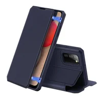 Etui i futerały do telefonów - Dux Ducis Skin X kabura etui pokrowiec z klapką Samsung Galaxy A02s EU niebieski - miniaturka - grafika 1