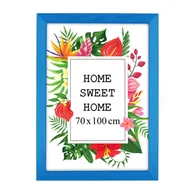 Ramki na zdjęcia - Ramka na zdjęcia 20x30 cm, drewniana w kolorze niebieskim - miniaturka - grafika 1