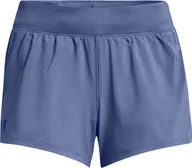 Spodnie sportowe damskie - Under Armour Spodenki Launch SW 3 Short 1342837-470 niebieskie S - miniaturka - grafika 1