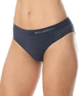 Majtki damskie - Brubeck Biodrówki Damskie Merino COMFORT WOOL M Ciemny Jeans - miniaturka - grafika 1