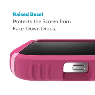 Speck Presidio2 Grip - Etui iPhone 14 Pro Max z powłoką MICROBAN (Digitalpink / Blossompink / White) - Etui i futerały do telefonów - miniaturka - grafika 3