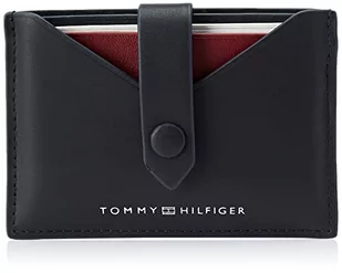 Tommy Hilfiger Męskie TH Central gładkie chowane portfele CC, Space Blue, OS, niebieski (Kosmiczny Błękit) - Portfele - miniaturka - grafika 1