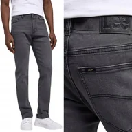 Spodnie męskie - Lee SKINNY FIT XM Copper Extreme Motion WYGODNE RURKI SZARY DżINS W34 L30 - miniaturka - grafika 1