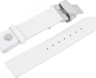 Akcesoria do smartwatchy - Zeppelin Pasek skórzany biały 18mm - miniaturka - grafika 1