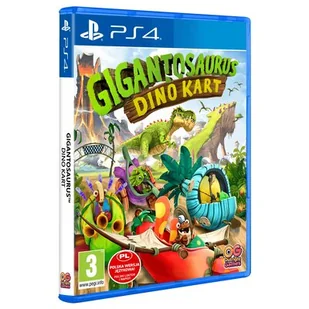 Gigantozaur: Dino Kart GRA PS4 - Gry PlayStation 4 - miniaturka - grafika 1