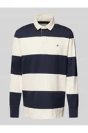 Bluzy męskie - Bluza z kołnierzykiem polo model RUGGER - Gant - miniaturka - grafika 1