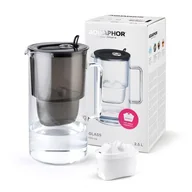 Dzbanki filtrujące - Dzbanek filtrujący Glass 2,5 lz wkładem Maxfor+Mg czarny - miniaturka - grafika 1