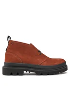 Botki męskie - Clarks Trzewiki Badell DB 26179687 Pomarańczowy - miniaturka - grafika 1