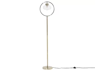 Beliani Lampa stojąca mosiężna SEVERN - Lampy stojące - miniaturka - grafika 1