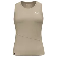Koszulki i topy damskie - SALEWA Puez Sporty Dry Tank top damski, quicksand, XL - miniaturka - grafika 1