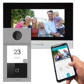 Wideodomofony - Wideodomofon jednoorodzinny VIDOS ONE IP S2401-N Monitor  M2010 aplikacja - miniaturka - grafika 1