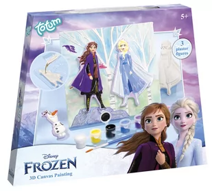 Totum, Zestaw gipsowa malowanka Frozen - Zabawki kreatywne - miniaturka - grafika 1